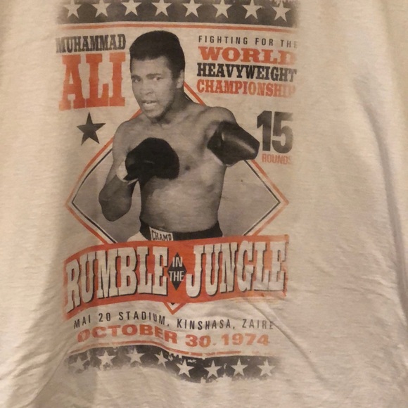 MOHAMED ALI BOXING Gifts nouveauté T-shirt Rumble In The
